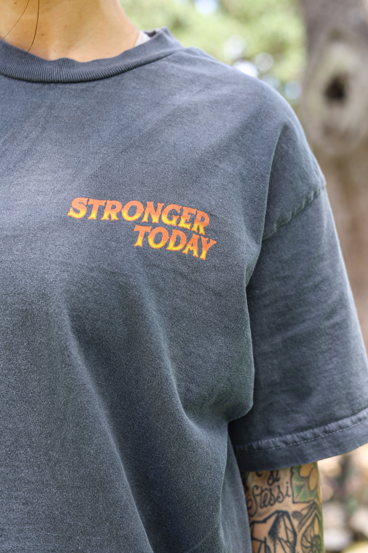 Stronger Today Vintage Tee