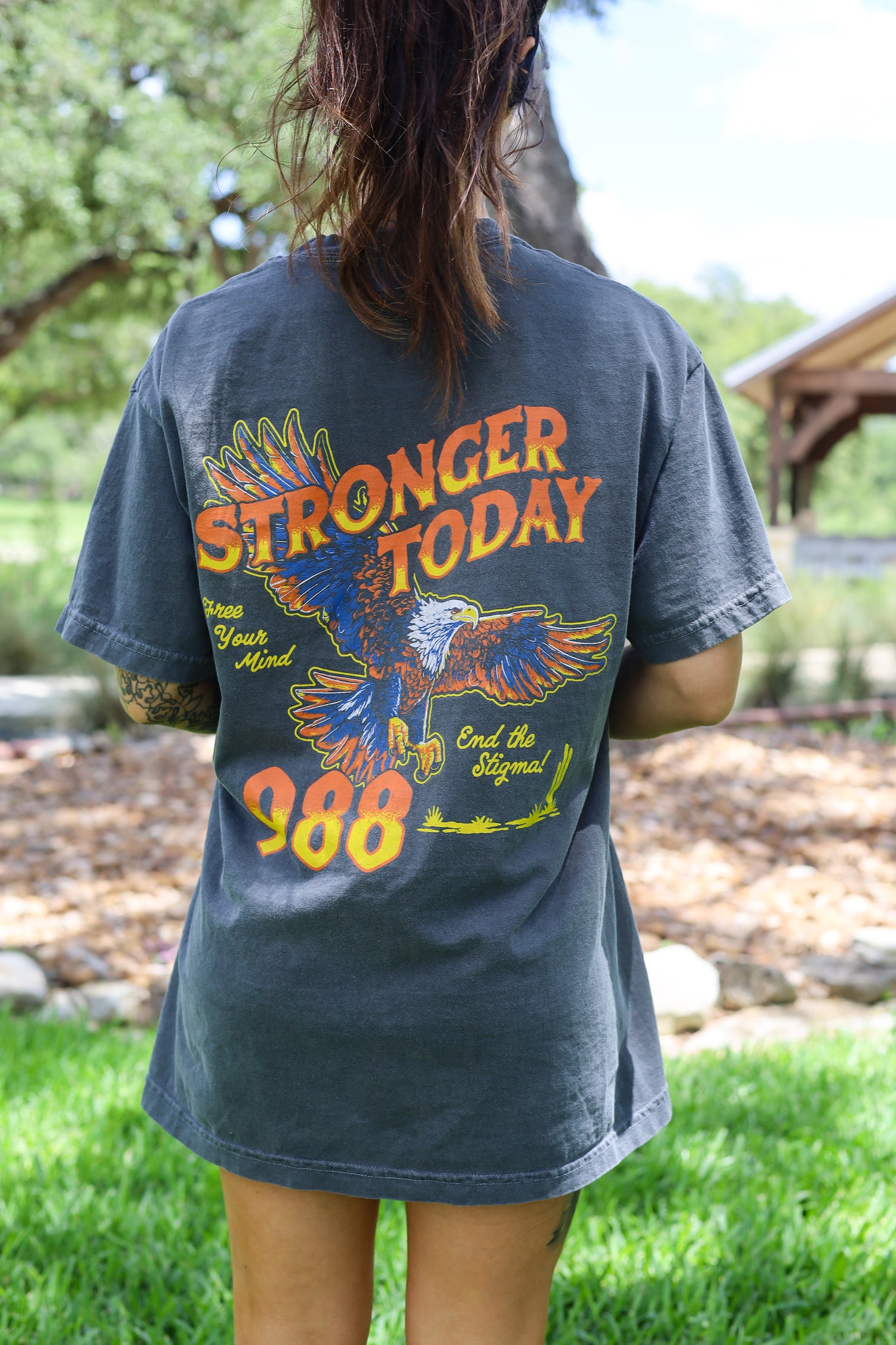 Stronger Today Vintage Tee